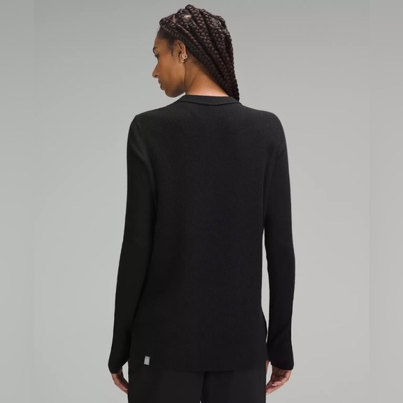 Lululemon Take It All In Cotton-Blend Sweater Black - Picture 2 of 14